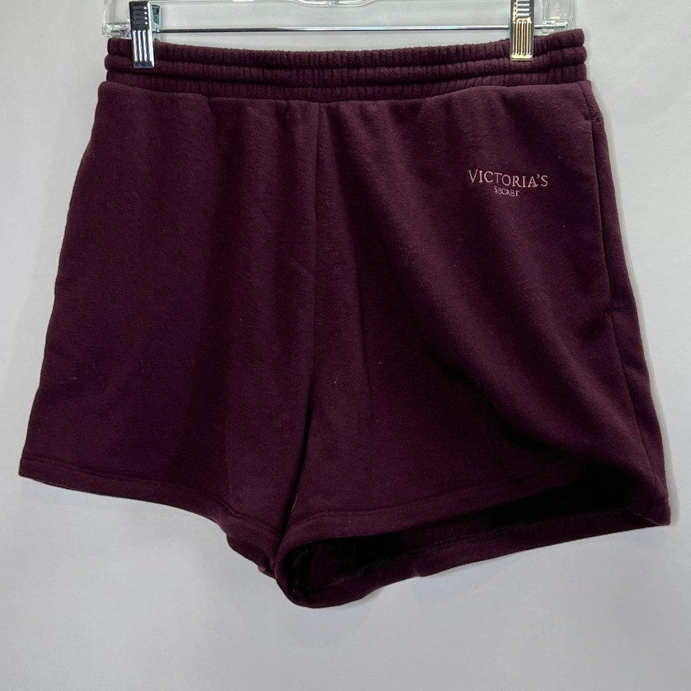 Victoria's Secret Maroon Sweat Shorts Women's Size M